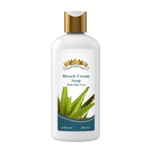 Bleach cream soap with aloe vera